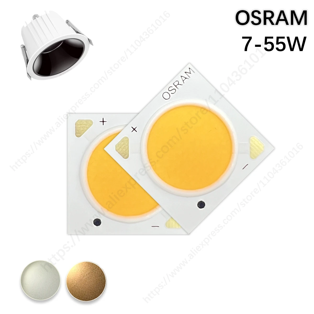 High Power OSRAM 10-20W 17-30W COB LED Projection Lamp Chip Light Spotlight Floodlight Garden Square Light LED Beads Floodlights