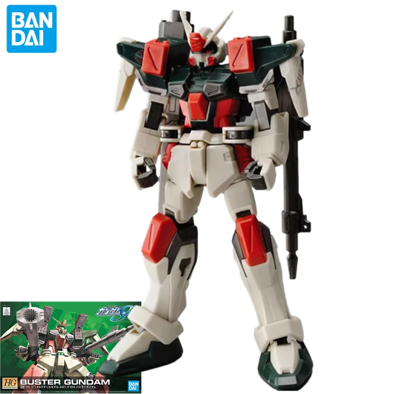 Bandai HG Buster Gundam Model Dearka Elthman Anime Peripheral Action Figure Collection Cool Robot Toy Christmas Gift