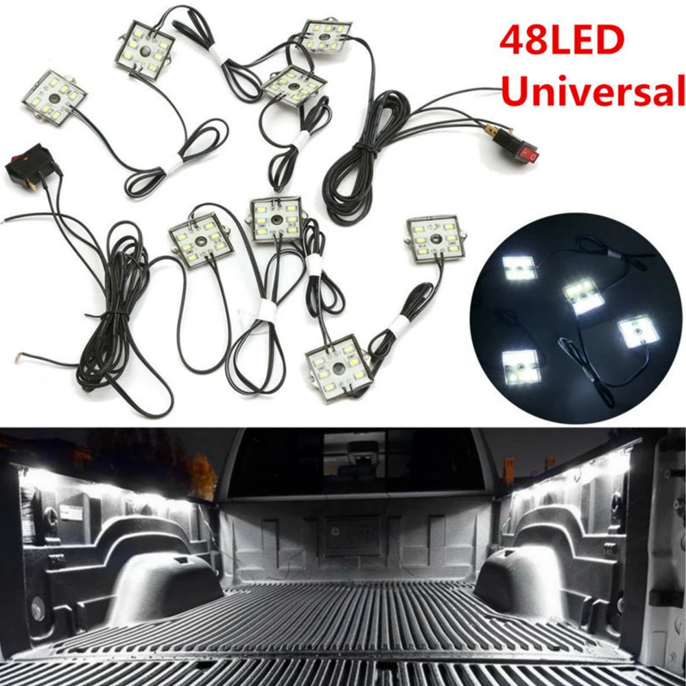 

8pcs Truck Led Atmosphere Lamp for FORD RANGER all pickup truck type universal truck bed / back box light LED Car Accessories