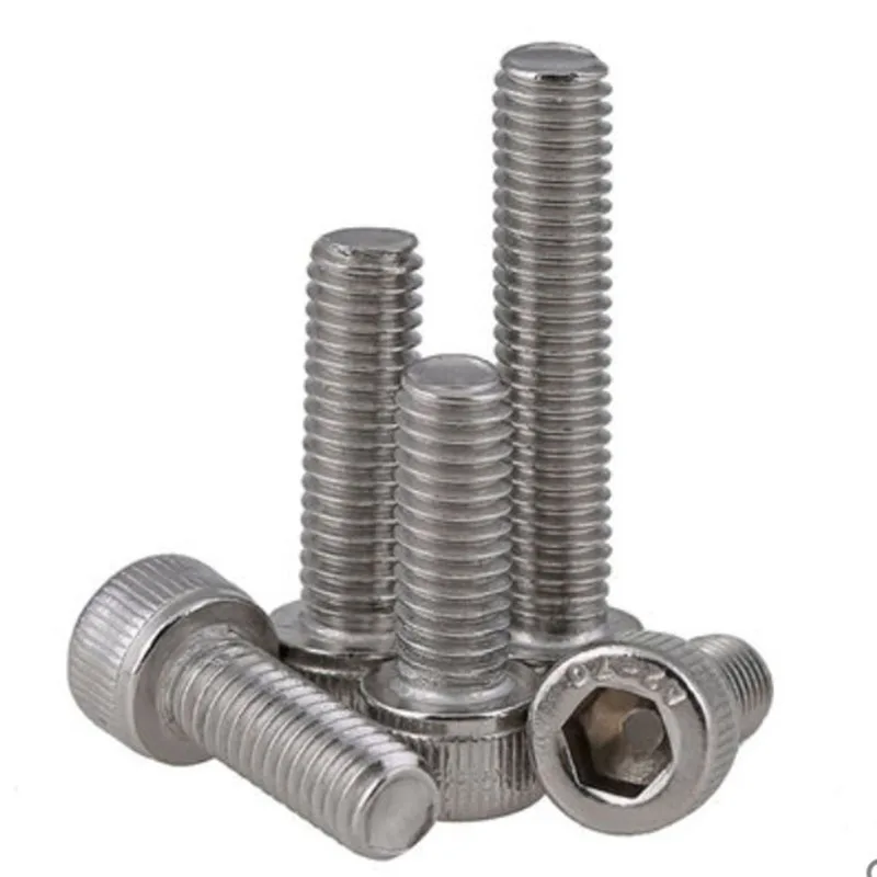 M8 - 1.25 Left Hand Thread Socket Cap Screws Hex Allen Bolts A2 304 Stainless