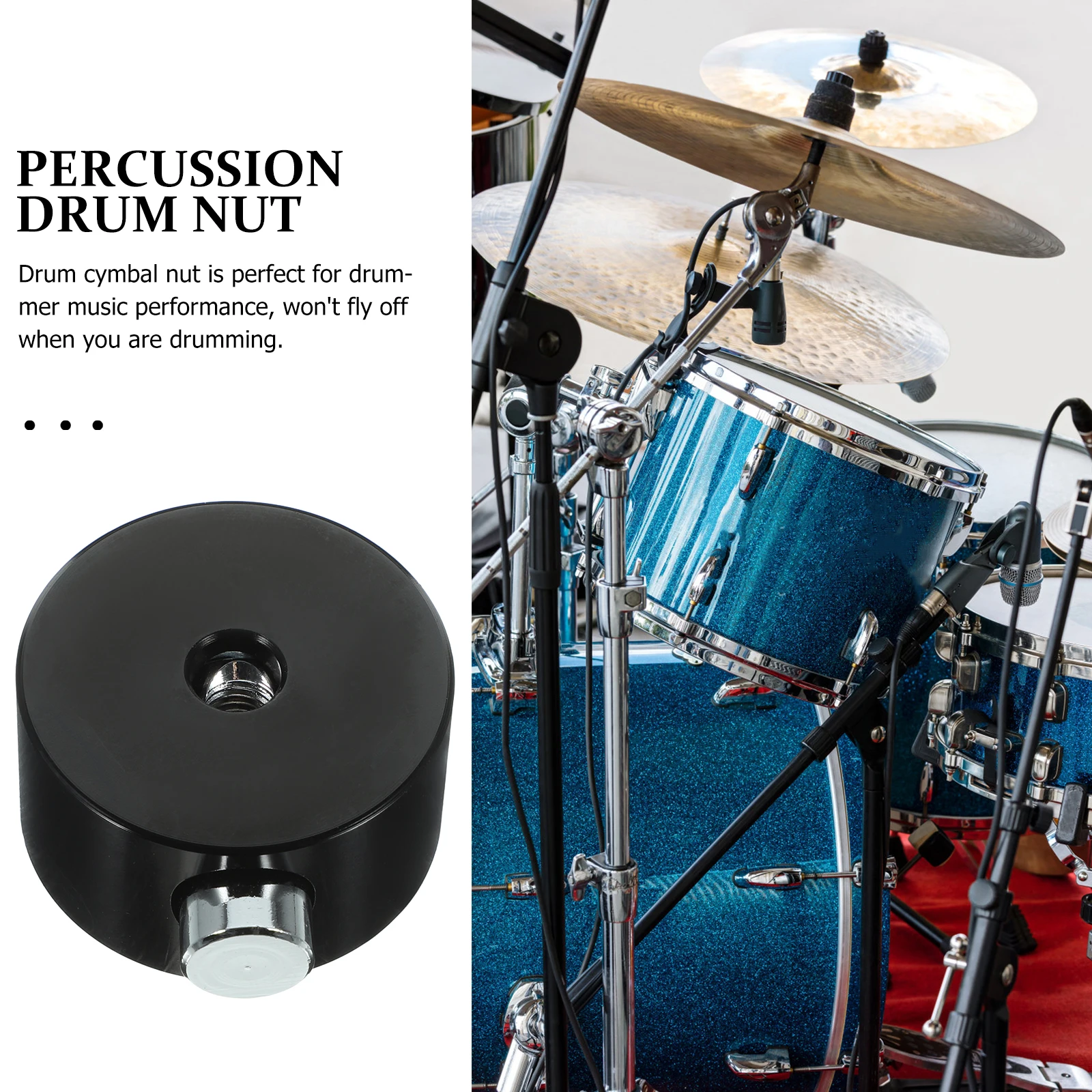 

Quick Release Cymbal Nut Cymbal Stand Replacement Parts Wing Nut For Percussion Drum Hardware Accessories Jazz Drum