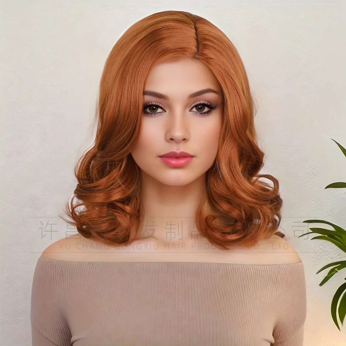 Парик женский, частичные короткие вьющиеся волосы