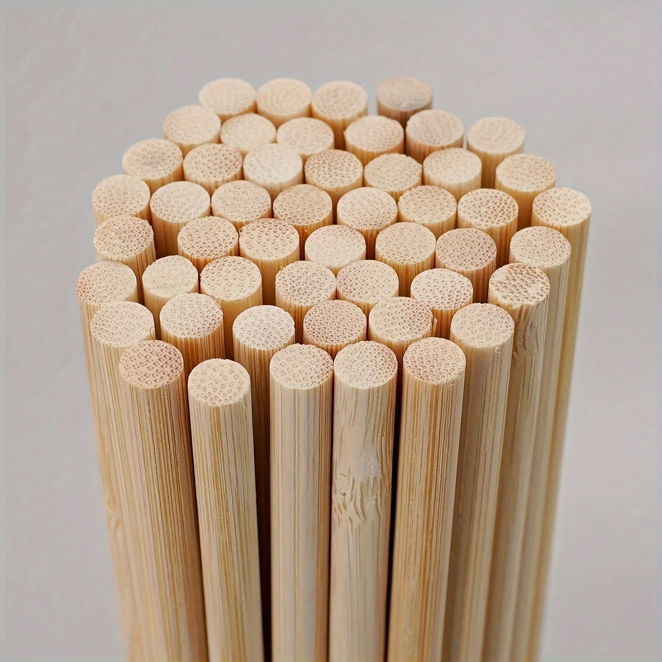 50 Stück Bastelstäbchen – Mehrzweck-Gartenpfähle aus Holz für Heimwerkerprojekte, Basteln, Blumenunterstützung