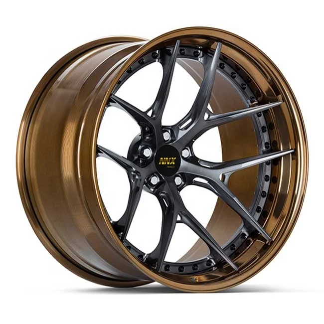

2022 Popular Hardware Attached 3 Piece Rims 15 16 17 18 19 20 21 22 23 24 Inch 5*114.3mm Alloy Forged Car Wheels Hub
