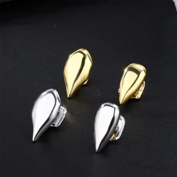 1Pcs Hip Hop Single Grillz Teeth For Men Women Gold Silver Color Copper Halloween Vampire Cosplay Grills Teeth Jewelry Gift ﻿