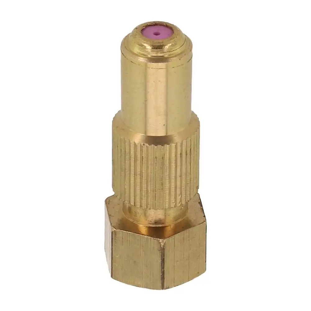 1Pcs 0.8/1.0/1.2/1.5/1.8mm Hole Agricultural Spray Nozzle Copper Pottery High Pressure Brass Nozzle Household Adjustable