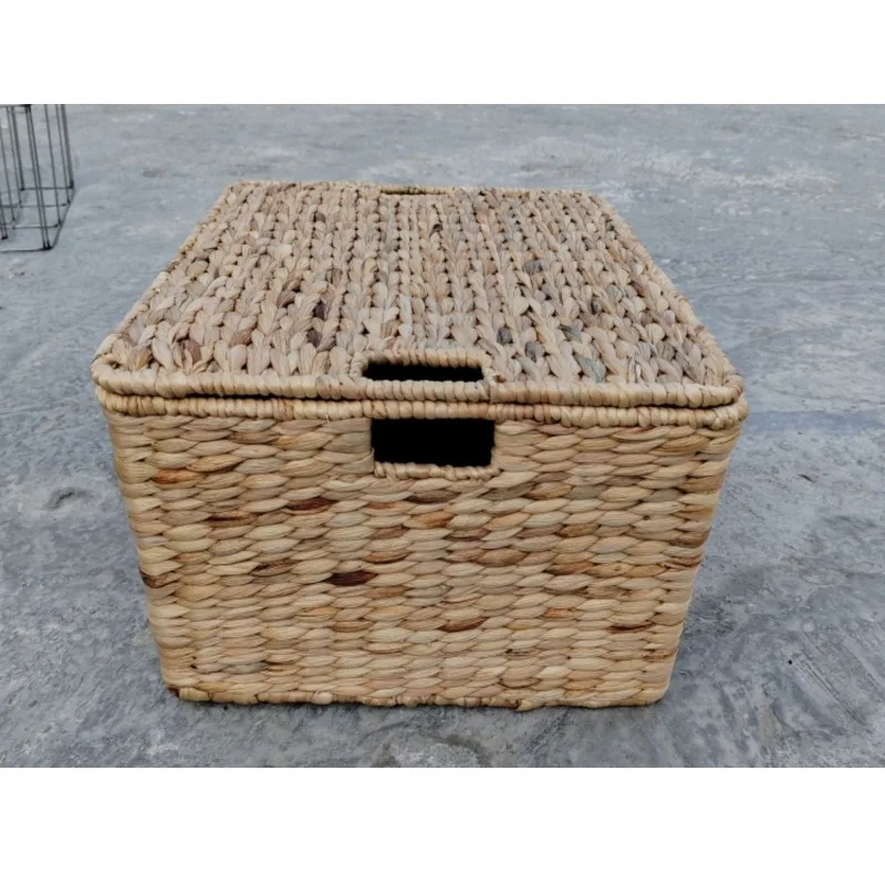 Storage box Natural American living room Bedroom wardrobe Organizing box Seasonal bookcase Decorative basket