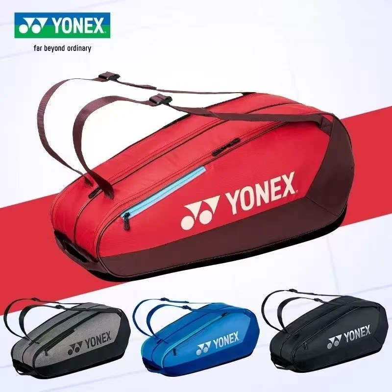 Yonex Ba42526Ex Badminton Bag with 6 Rackets, Large Capacity Backpack