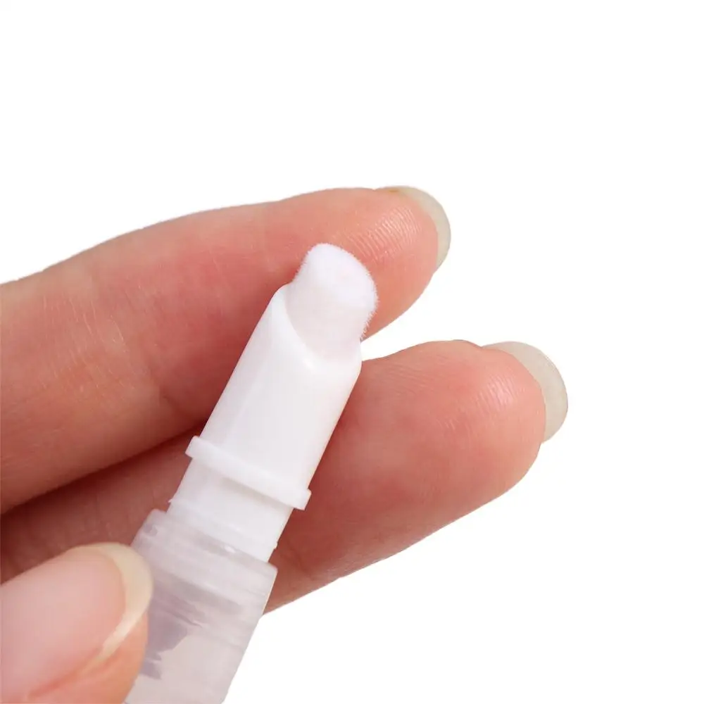 Caneta torcida transparente para unhas, embalagem de cosméticos, 3ml, caneta de óleo para unhas com pincel, perfume, garrafa vazia, recipiente cosmético, caneta feminina