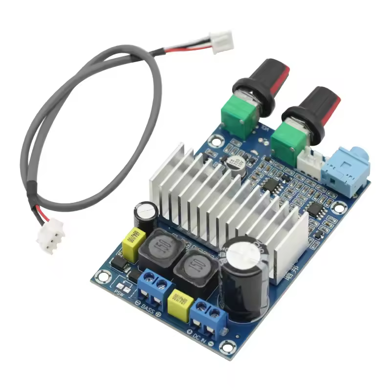 Placa amplificadora para subwoofer TPA3116, amplificadores de Audio TPA3116D2, salida de graves de 100W, DC12-24V nuevo