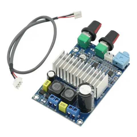 Placa amplificadora subwoofer tpa3116, amplificadores de áudio tpa3116d2, saída de graves 100w, novo