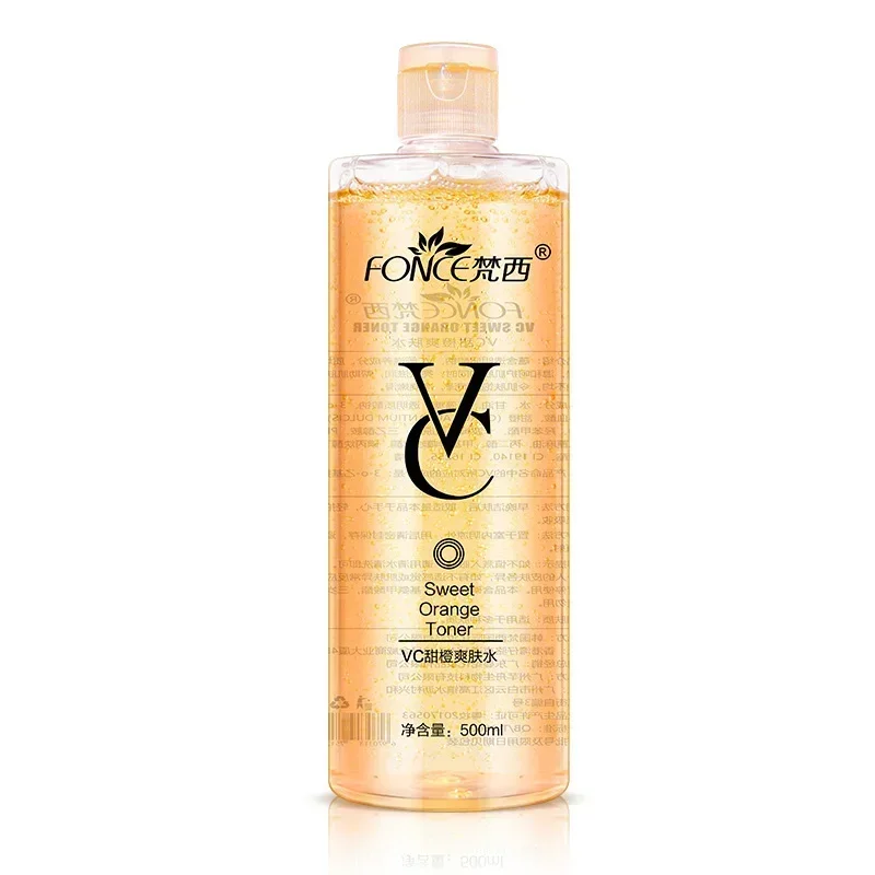 FONCE Orange Vitamin C Toner 500ml Hydrating Moisturizing Refreshing Brightening Repairing Shrinking Pores Korea Skin Care Toner