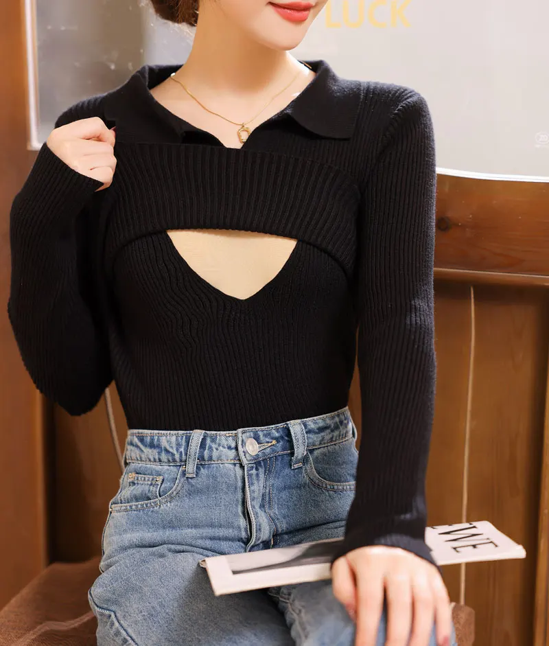 Maternity Winter Lactation Clothes Solid Color Pregnancy Breastfeeding Sweater Turn-down Collar Postpartum Woman Nursing Top Tee