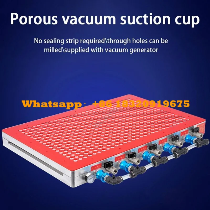 Machining center vacuum suction cup industrial CNC sealing strip-free multi-point porous strong adsorption platform