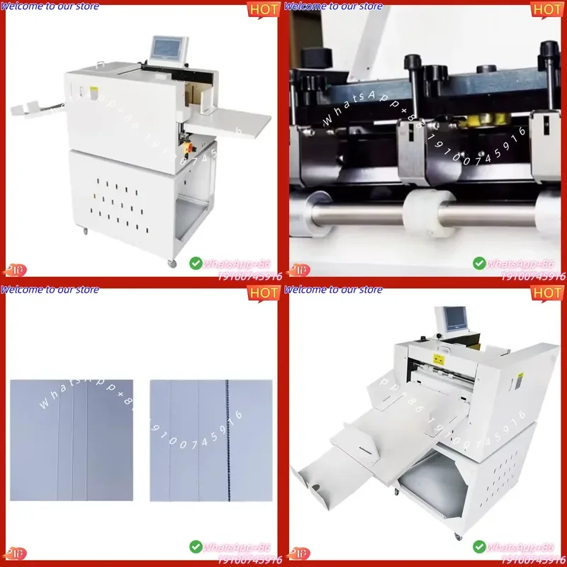 CE Certificate Digital 339A A3 A4 Size Perforating Processing Efficient Office Equipment Automatic Paper Creasing Machine