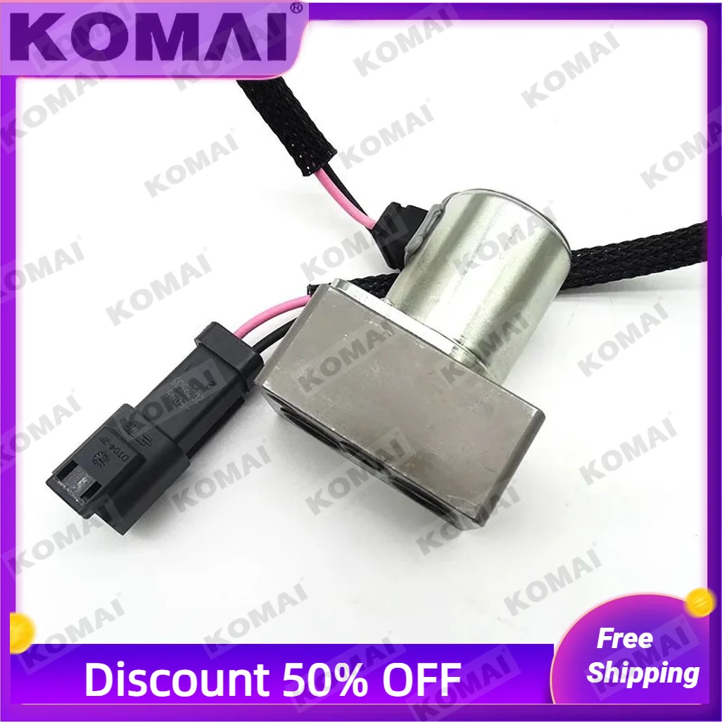 Excavator PC200-7 PC200-8MO hydraulic pump solenoid valve 702-21-62600 anti jam solenoid valve