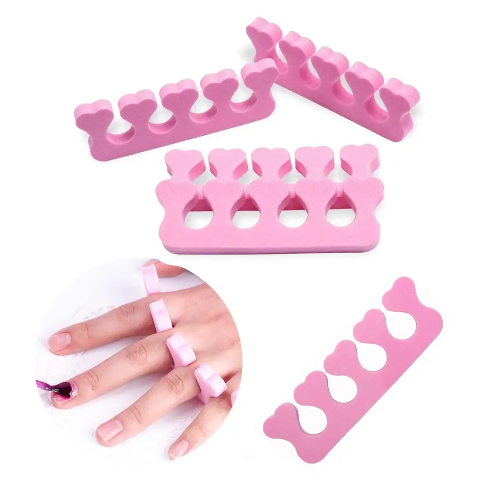 

Toe Finger Sponge Separator Peach Heart Finger Separator Nail Polish Fixed Toe Finger Cotton