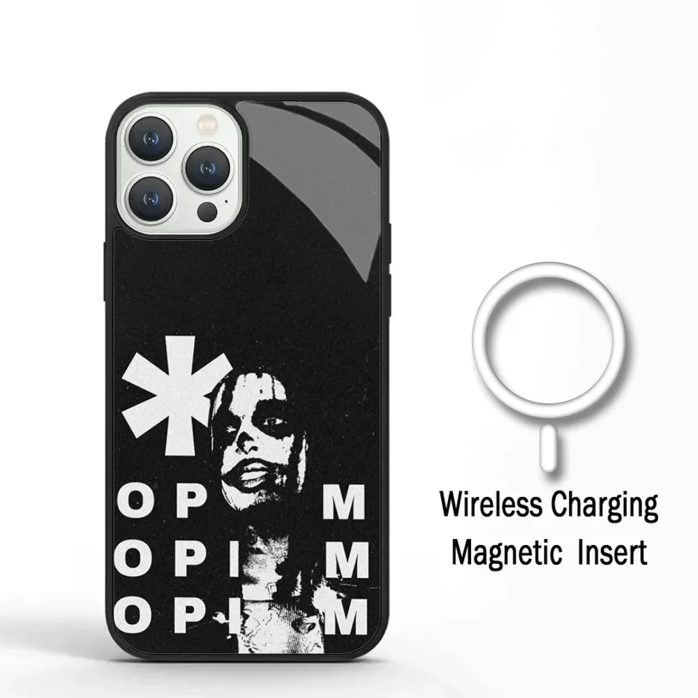 O-Opium Rap Phone Case For IPhone 11 12 13 14 15 Plus Pro Max Mirror Acrylic Cover For Magsafe