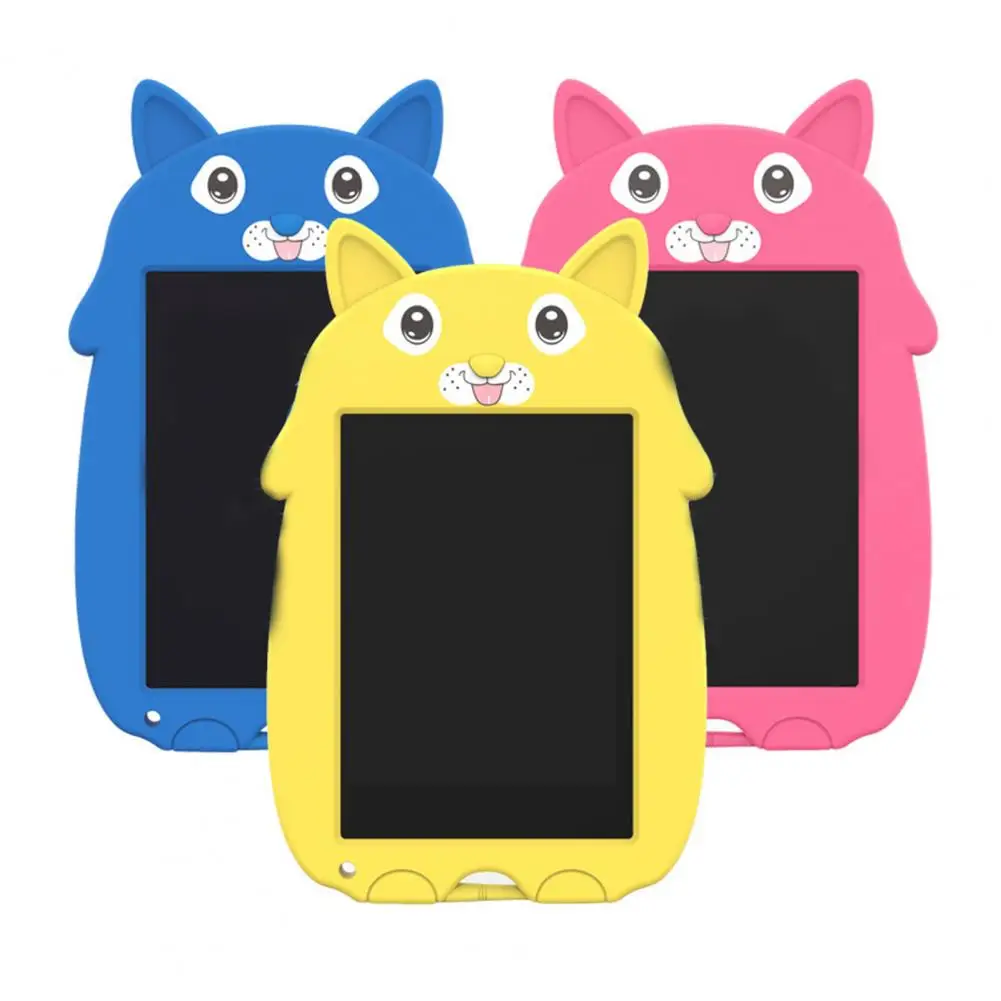9-inch Professional Handwriting Pad Lightweight Cartoon Dog Shape Lock Button Graphic Drawing Tablet Painting