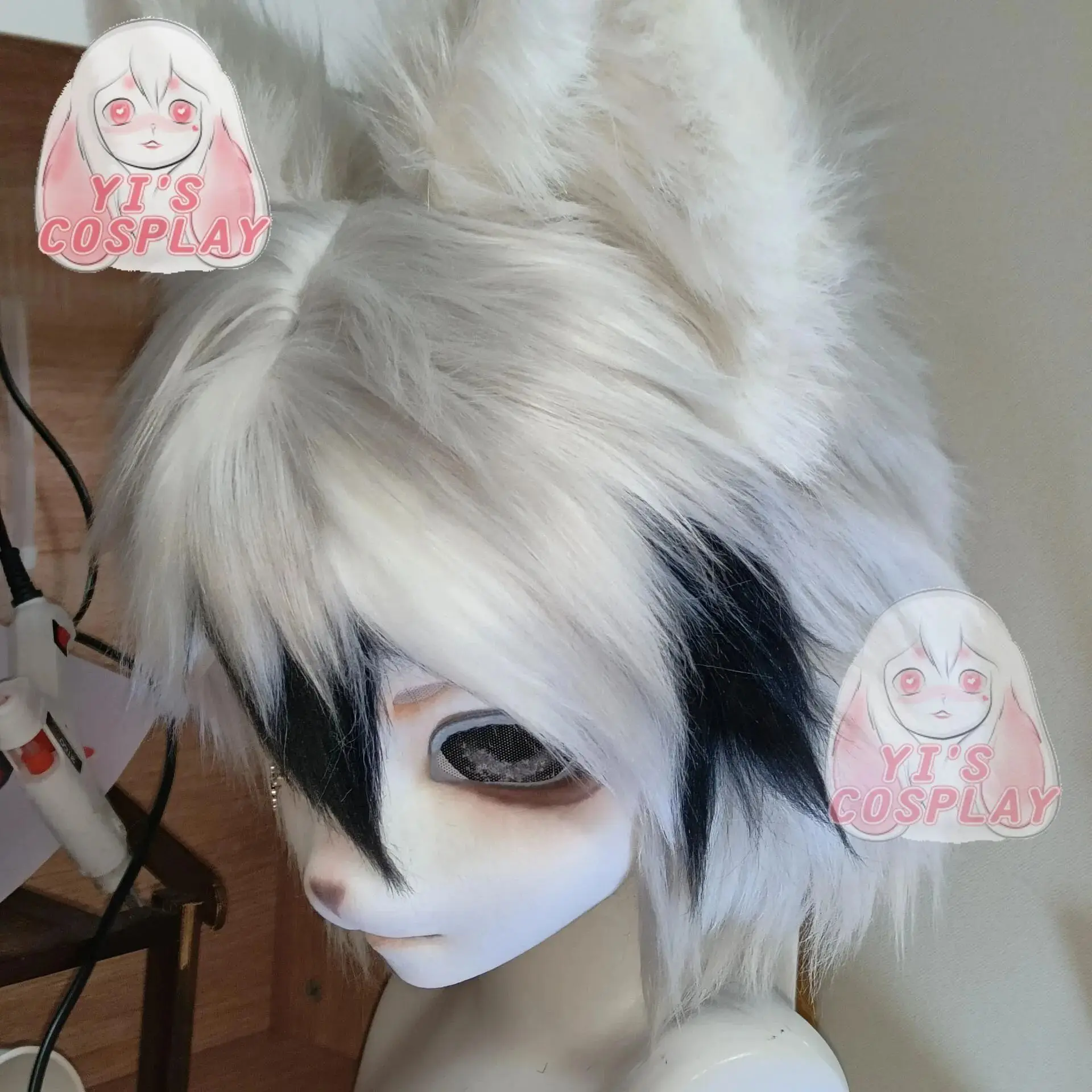 Pelziger Kopf maßge schneiderte Fursuit Kigurumi Cosplay handgemachte Kopf benutzer definierte Kigurumi Fursuit Rollenspiel Headsets Biest