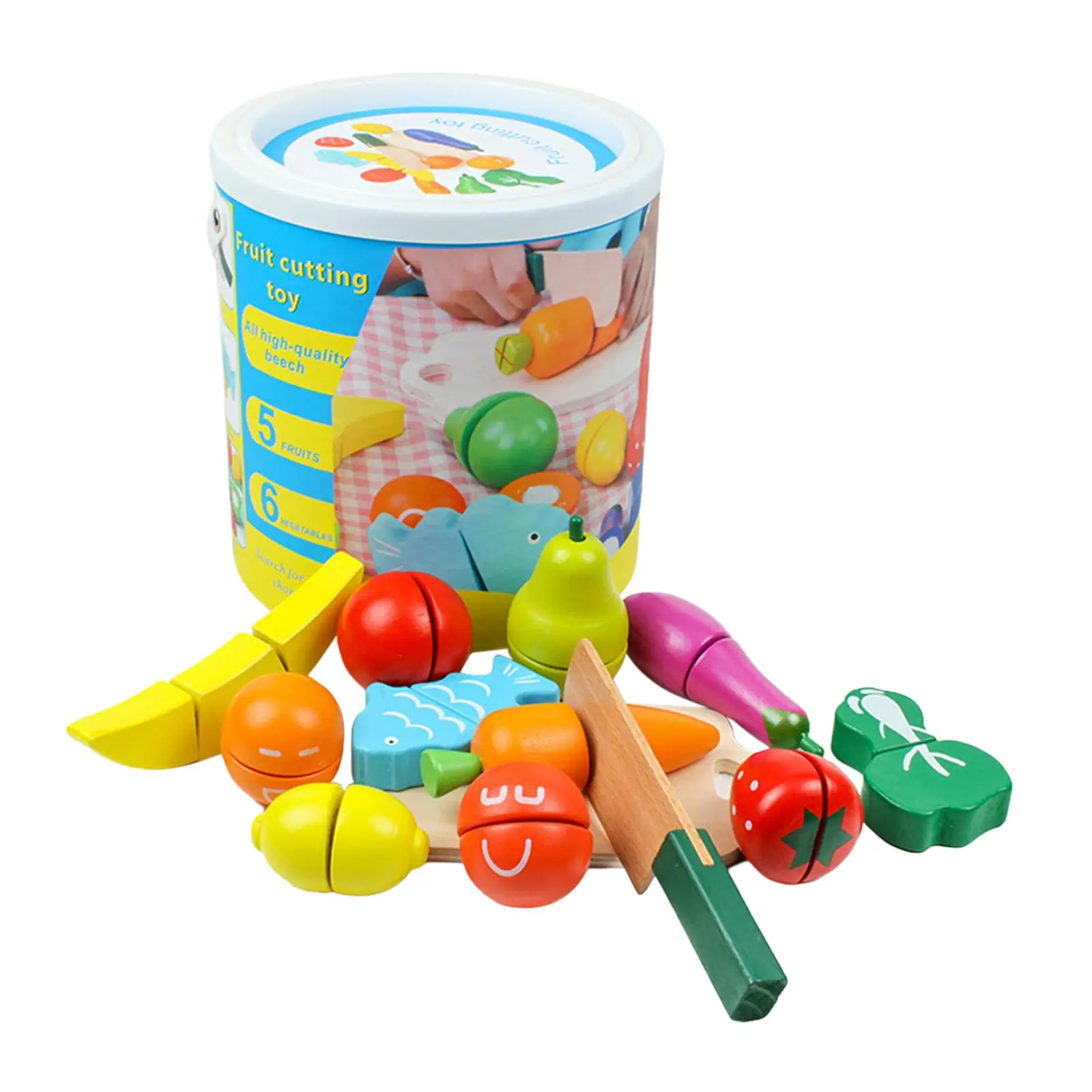 Jugar comida juguete educativo aprendizaje temprano juego de rol juguetes de cocina de imitación juguetes de corte de frutas y verduras de simulación para niños