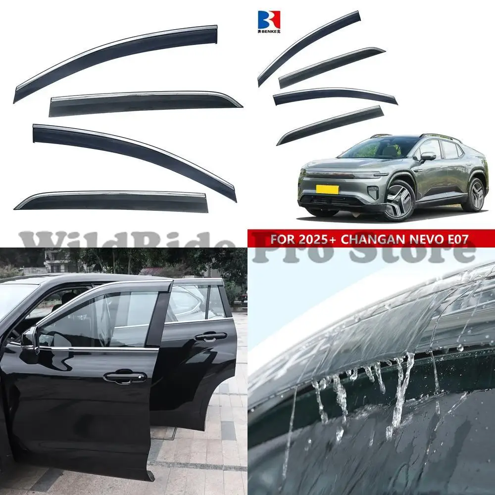 

1 комплект 2024 Changan Deepal G318 автомобильный дефлектор ветрового козырька с вентиляционным козырьком типа инъекций