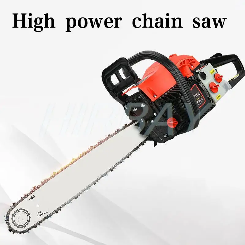 4-stroke Gasoline Chainsaw 24.6KW High-power Chainsaw Petrol Chainsaw Wood Cutting Hand Tools Fuel-saving Cutting Machine