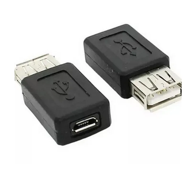 1pcs USB 2.0 A Female to Micro USB 5p Data Connector Adapter Convertor