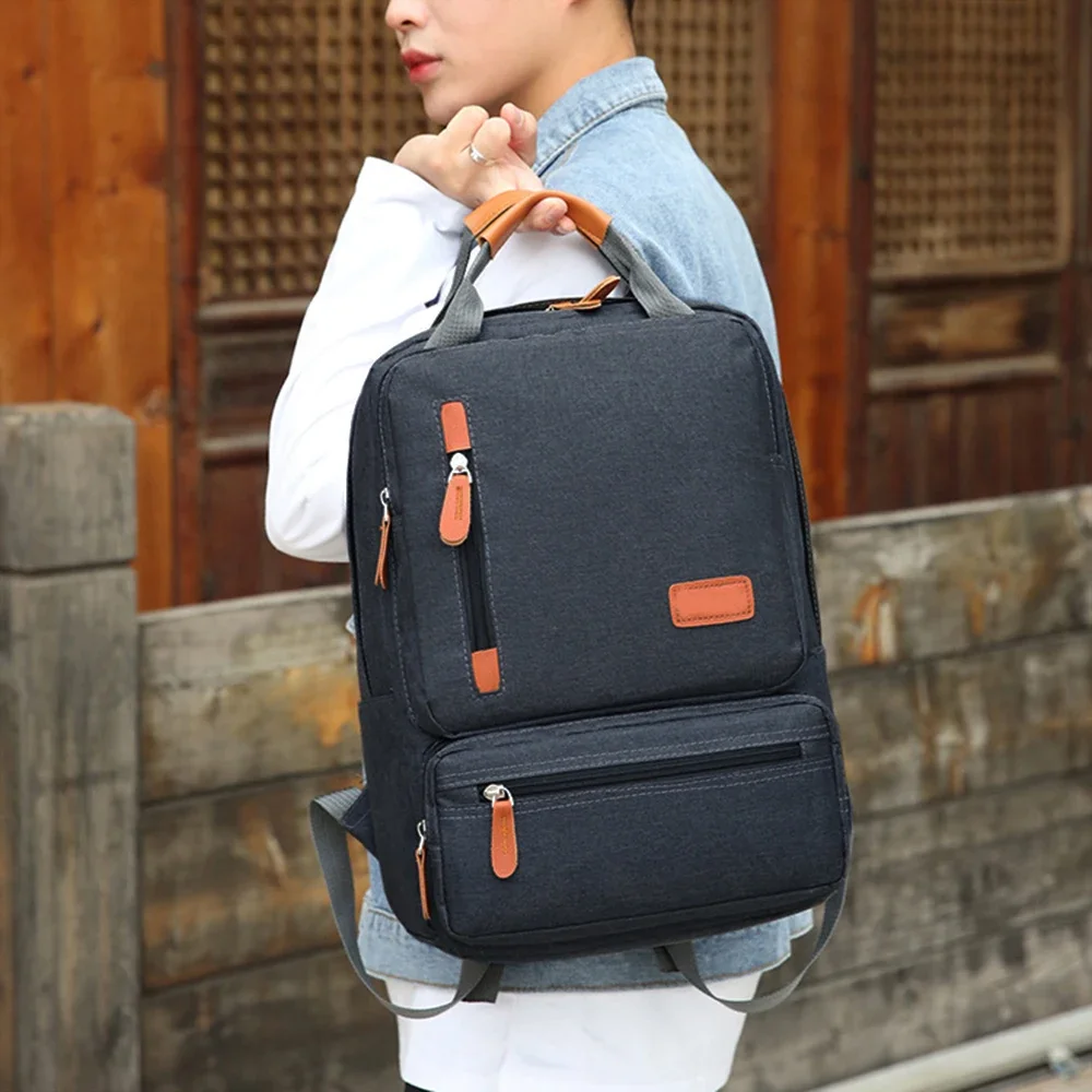3-teiliges Rucksack-Set für Damen und Herren, Laptop-Rucksack, Schultertasche, kleine Tasche für Reisen, Schule, Arbeit, College – Detail 11