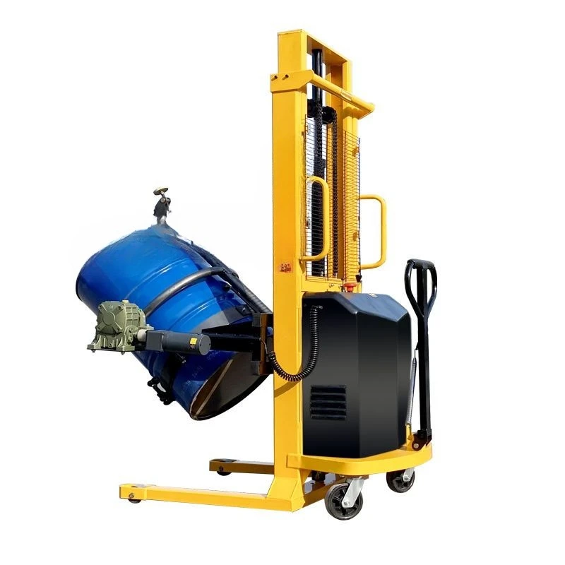 Electric hydraulic oil drum lifting and unloading truck Drum hydraulic loading and unloading truck
