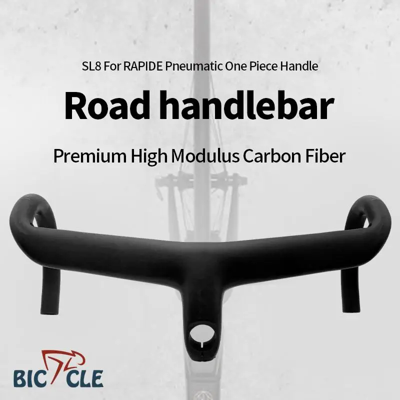 

For SL8 Handlebar For R o v a l Carbon Fiber Road Bike Aerodynamic Handlebar 28.6 Front Fork T800 Carbon Fiber Piece Handlebar