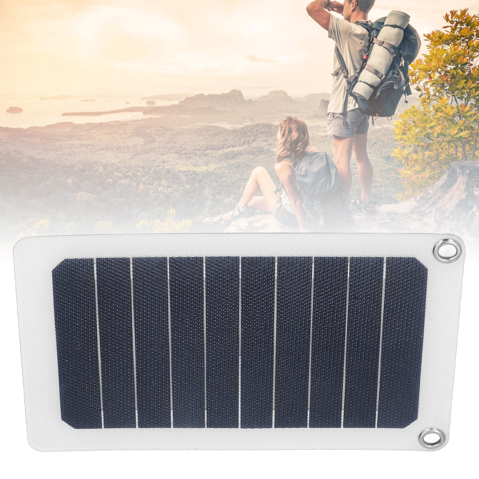 

6W 6V Portable Solar Panel Energy Conservation Environment Protection Solar Charging Panel for Outdoor Work Camping