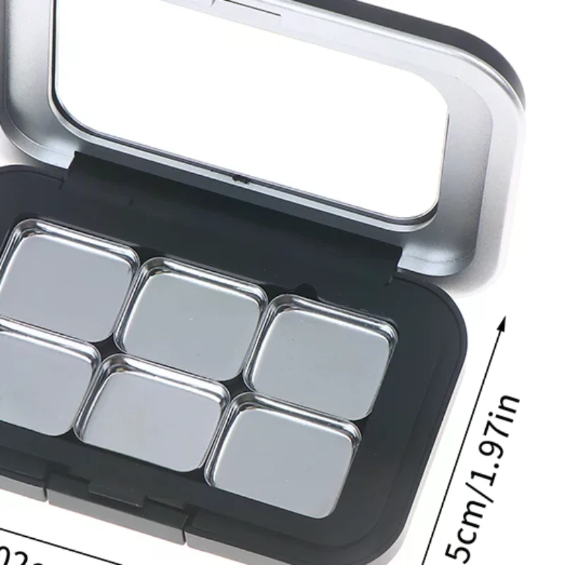 NOUVELLE Palette Cosmétique Magnétique Vide avec Miroir, 1/2/3/4/6/8 Grilles, Boîte à Maquillage DIY pour Fards à Paupières, Blush, Rouge à Lèvres et Paillettes