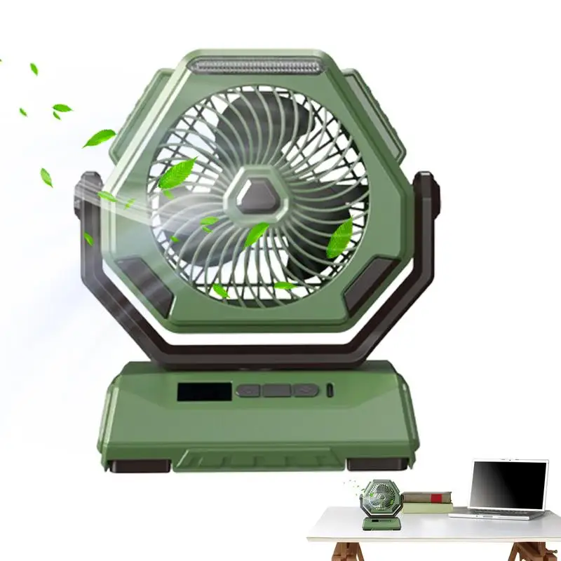 

Camping Fan USB Desk Fan Portable Portable Fan Rechargeable Fans For Camping 3 Speeds Camp Fan For Camping Accessories With Hook