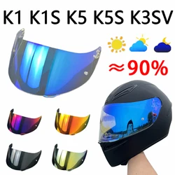 K5 Helmet Visor Shield for AGV K3SV K1 K5 K5S High Strength Sunscreen Capacete Windshield Uv-cut Lens Casco Moto Accessories