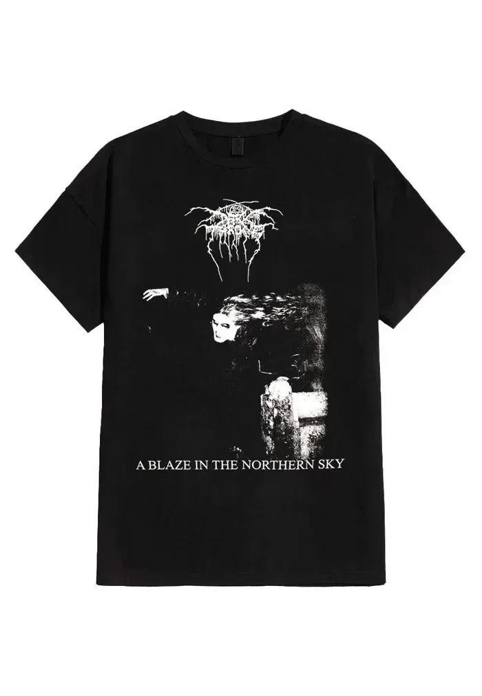 Darkthrone - A Blaze In The Northern Sky Cotton Black All Size T Shirt