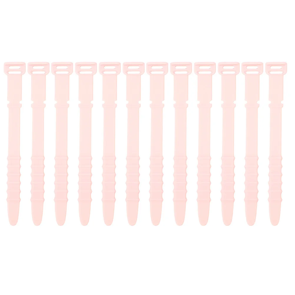 12Pcs Silicone Cable Storage Tool Efficient Cord Winder for Data Cables Organization Tangle-Free Desktop Management