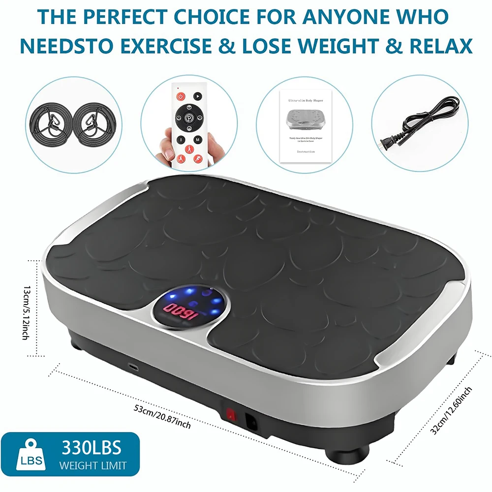 

Slim Platform Fitness Massage Whole Body Exercise Vibration Plate Exercise Machine for Lymphatic 2026
