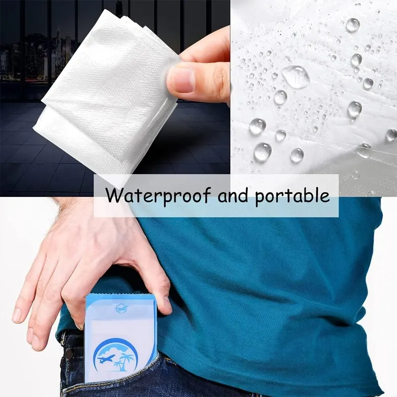 50pcs Disposable Toilet Seat Cushion Toilet Seat Cushion Clean and Hygienic Public Bathroom Travel Disposable Toilet Cover