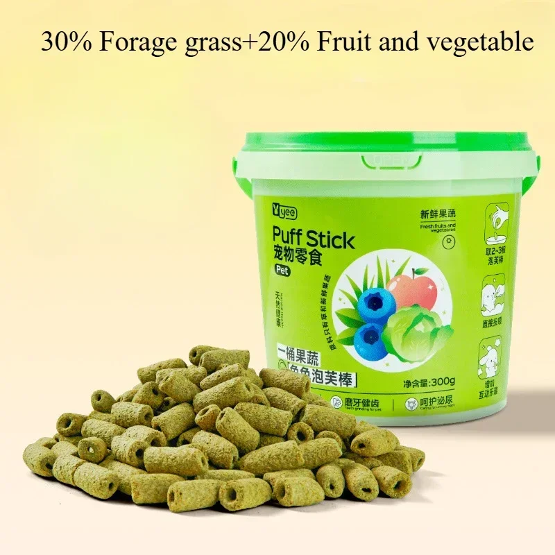 

YEE Rabbit Feed Teeth Grinding Fruits and Vegetables Rich in Multi Vitamin Nutrition