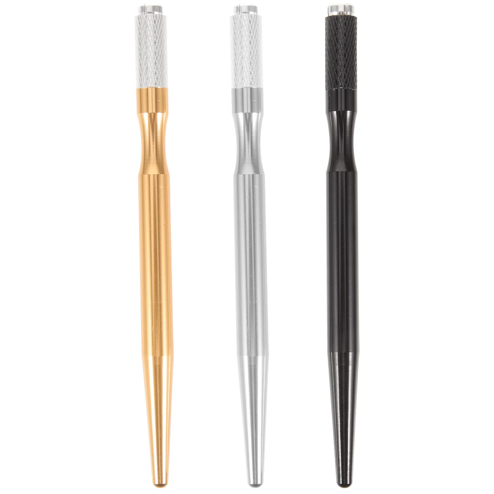 

3pcs Micro Shave Pencil For Eyebrow Lip Liner Tattooing Professional Manual Pen Portable Multifunctional Needle Holder Tool