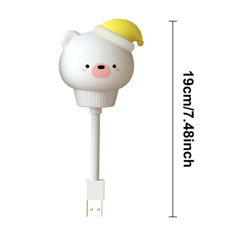 GGbingo USB/Afstandsbediening Nachtlampje LED Schattig Cartoon Nachtlampje Beer Kuiken Kitten voor Kinderkamer Decoratie Bedlampje