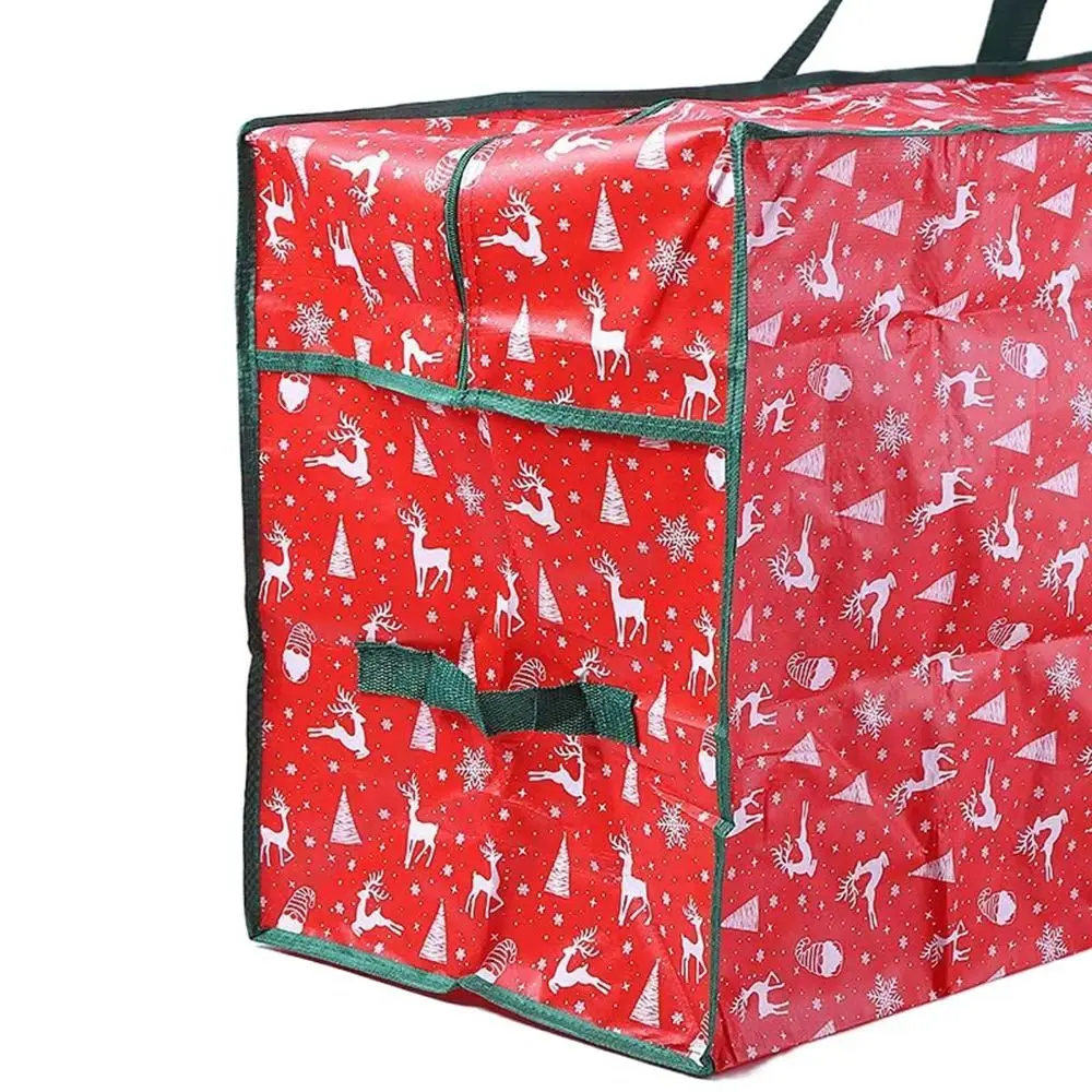 Plastic Christmas Tree Storage Bag Heavy Duty Large Christmas Tree Tote Foldable Insect Resistant Christmas Tree Organizer