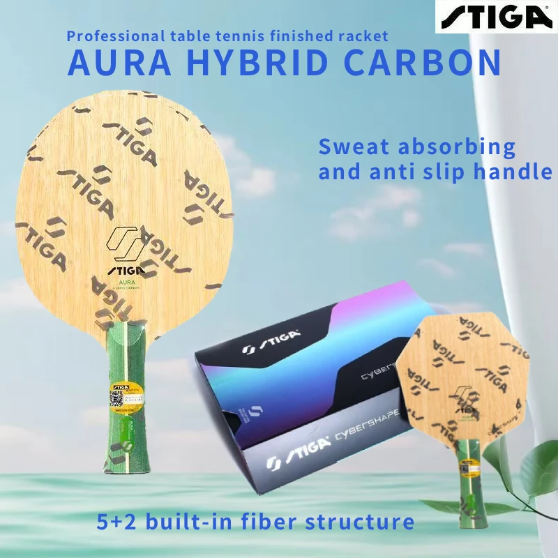 

STIGA 2025 New Product Table Tennis Blade Ola Hybrid Carbon Powerful Carbon Cyber 7-Layer Carbon Racket