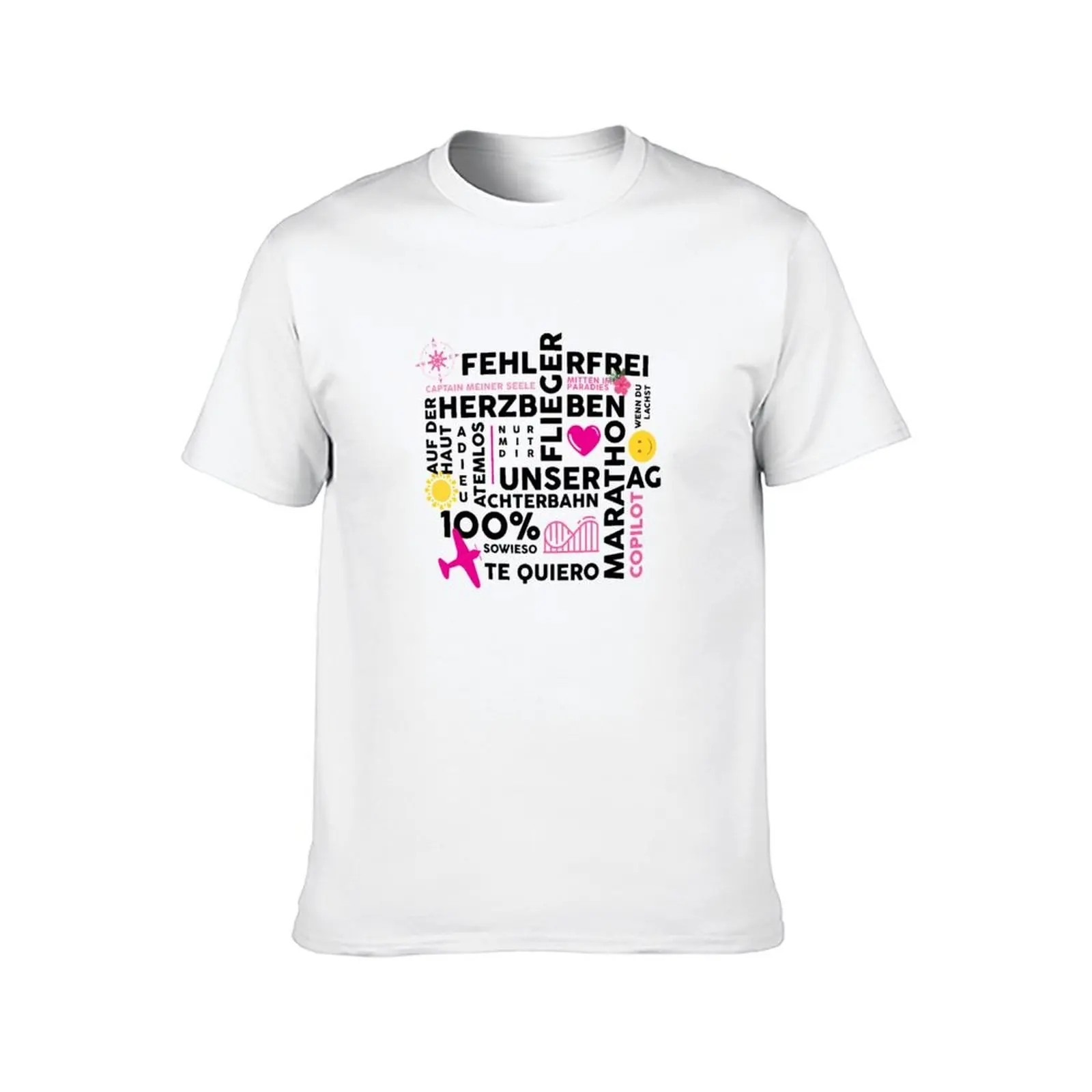 تي شيرت Helene Fischer Best of Song تي شيرت رجالي مصمم تي شيرت للرجال حزمة تي شيرت أبيض #2