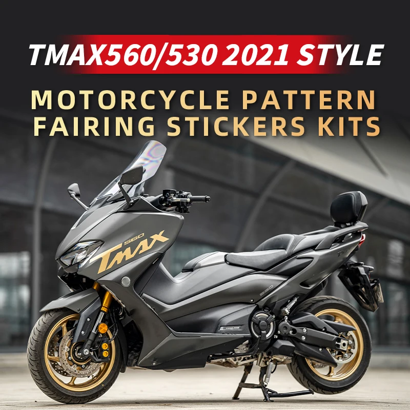 

Used For TMAX 530 560 2021 Motorcycle Fairing Stickers Kits Motor Bike Head Area Can Choose Pattern