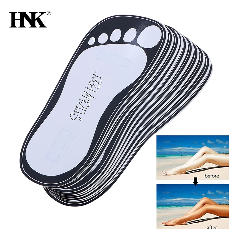 20Pc Disposable Cardboard Tanning Feet Pad Tanning Slipper Tanning Sticky Feet Spray Tan Foot Pads Protectors Stickers For Body