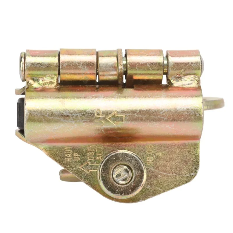 

Устройство для фиксации страховочного троса с самоблокировкой, прочное, с круглым отверстием, легко крепится, для промышленного оборудования