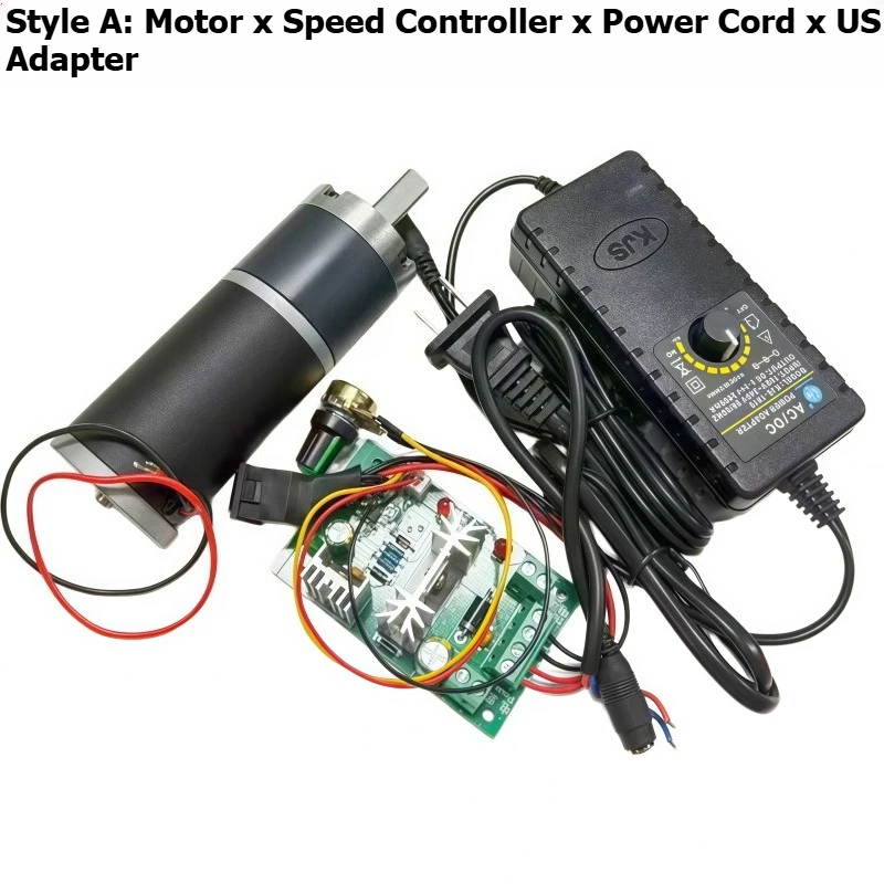 Planetary gear reduction motor 42-4268, reversible and adjustable-speed motor 12V/24V