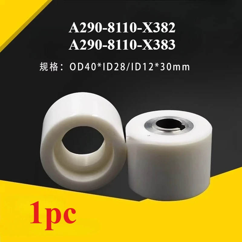 EDM Ceramic Feed Roller A290-8110-X382 A290-8110-X383 Pressure Drive Roller 40x28/12x30mm For Fanuc Wire Cut Machine